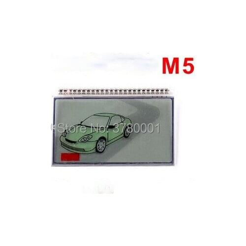 LCD Display M5 for Russian 2 Way Car Alarm System Scher-Khan Magicar 5 Key Fob Scher Khan M5 lcd Remote Control Keychain