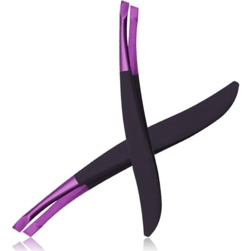 1PC High Quality Make Up Tools Pince A Epiler Eyebrow Tweezer Stainless Steel Slant Tip Eyes Tweezer Clip For Face Hair Removal