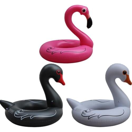 120cm Flamingo Inflatable Swimming Ring for Pool Adult Baby Swimming Ring Float Swim Circle Pool Toys Beach Party Toys