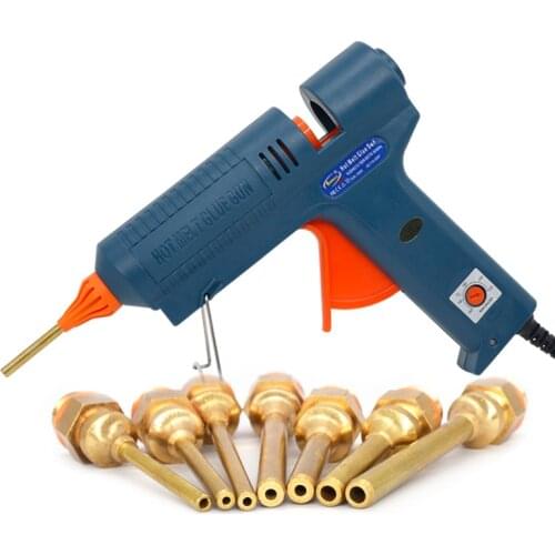 150W Hot Melt Glue Gun Adjustable Temperature Long Copper Nozzle Heater Muzzle Diameter 11mm Glue Stick Craft Repair Tool