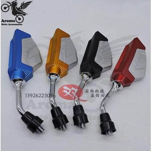4 Colors Available motorcycle rearview mirror motorbike side mirror motocross ATV Off-road moto dirt pit bike scooter universal