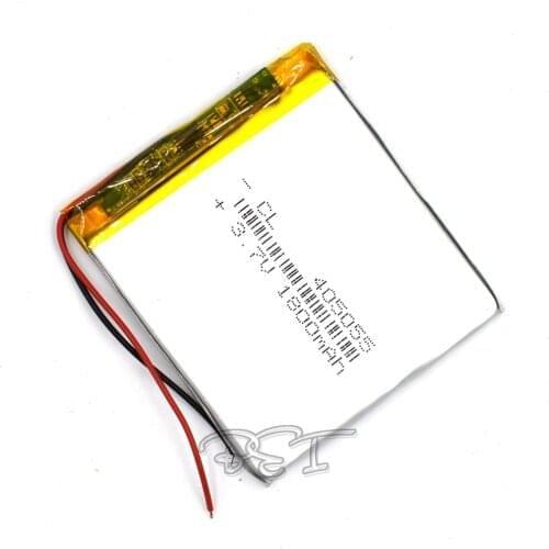5Pcs 1800mAH 405055 Polymer Rechargeable lithium 3.7V Li-ion Liion Battery for GPS Cell phone Speaker MP3 MP4 Navigater Camera