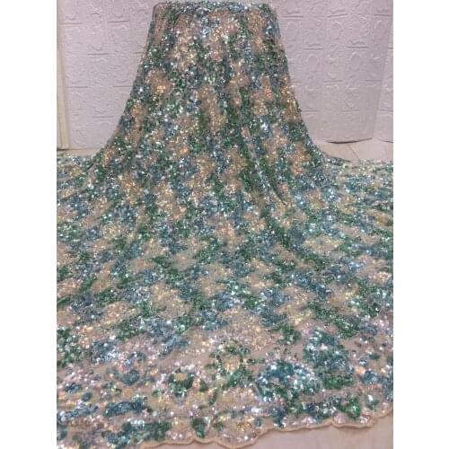 5yards/bag Embroider sequin mixes colour fashionable cloth of new style of euramerican style to be used at formal attire design