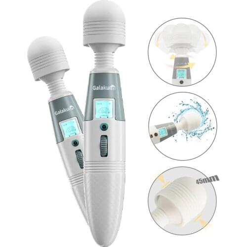 64 Modes Body Massage Powerful Magic Wand Vibrator Huge Head AV Vibrator Clitoris Stimulator Erotic Product Sex Toys for Woman