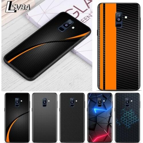 Car Carbon fibre For Samsung Galaxy A9 A8 A7 A6 A5 A3 Star Plus M31S M60S M40 M30 M21 M20 M10 M10S Phone Case
