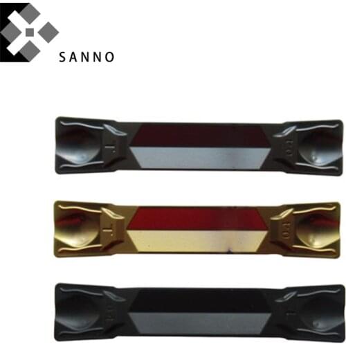 Free shipping ZTFD0303 / ZTGD0404 / ZTHD0504-MG YBG202 YBG302 YBC251 grooving inserts double cutting blade cnc carbide inserts