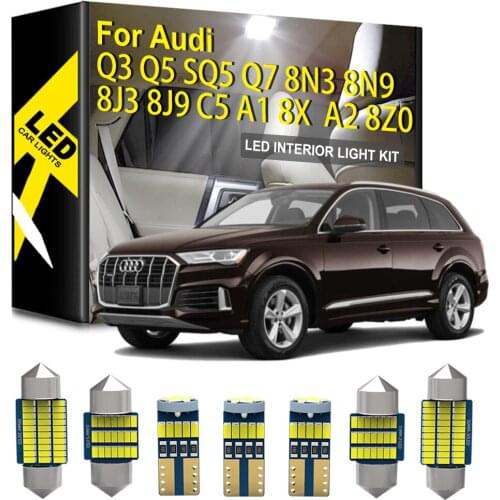 Canbus For Audi Q3 8U Q5 8R SQ5 Q7 4L TT TTS 8N 8J 8N3 8N9 8J3 8J9 Allroad C5 Quattro A1 8X 2 8Z0 Car LED Interior Light