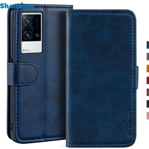 Case For Vivo iQOO 8 Pro Case Magnetic Wallet Leather Cover For Vivo iQOO 8 Pro Stand Coque Phone Cases