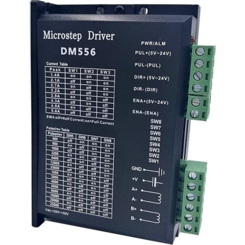 DM556 Digital Stepper motor driver 2 phase 5.6A for 57 86 stepper motor NEMA23 NEMA34 Stepper Motor Controller
