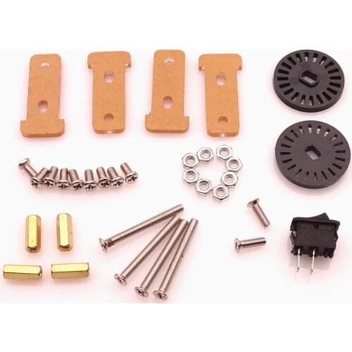 Motor Smart Robot Car Kit/ Smart Robat Car M3 Fastener /M3 Stainless Steel Metric Thread/TT motor bracket/Motor Wheel code plate