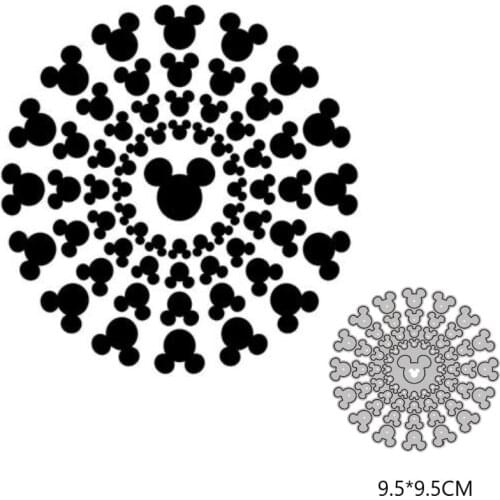 Round Shape Metal Cutting Dies New 2021 DIY crapbooking Paper Making Craft die Frame Die Embossing Cutting Dies