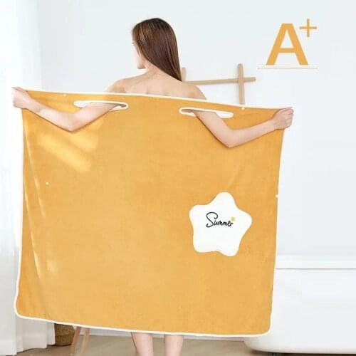 Wearable Bath Wowel Adult Bath Towel For Women Softer Than Pure Cotton Super Absorbent No Shed Hair Available In Multiple Color