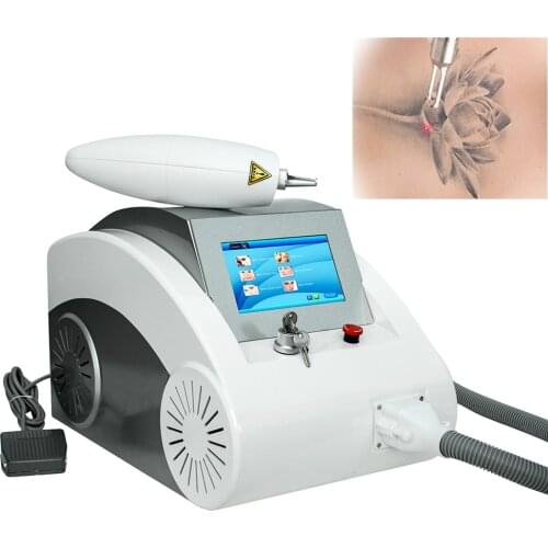 Portable Q Switch Nd Yag Laser tattoo removal using carbon gel 1320nm