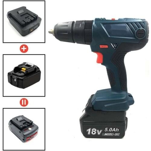 Battery Converter Adapter Converts For Makita 18V BL1820/30/40/50 Slider Lithium Battery To For BOSCH 18V Slider Li-ion Battery