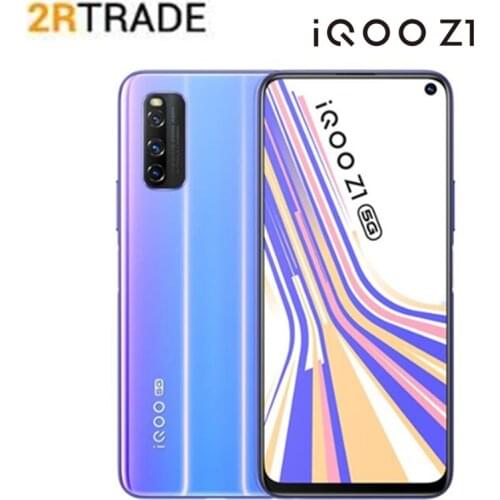 VIVO IQOO Z1 5G Smart phone 6.57 inches 144Hz refresh rate Full Screen 44W Charging 4500mAh battery Side fingerprint Cellphone
