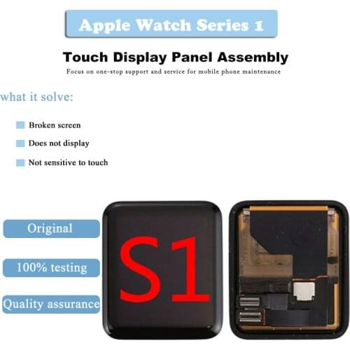 Sport/Sapphire For Apple Watch Series 1 LCD Display Touch Screen Digitizer 38mm/42mm Pantalla Replacement