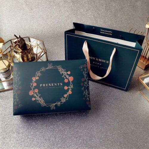 Custom logo size gift bag Boxes Packages Macaron Mooncake Packaging Containers Party Supplies Cases gift bag custom logo size