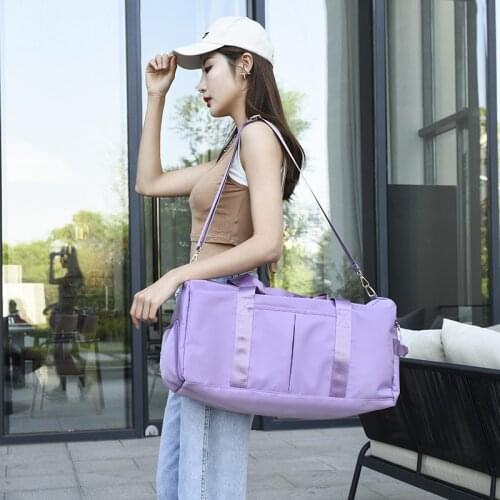 Large-capacity Sports Gym Bag Fashion Women Travel Bags For Short-distance Waterproof Yoga Handbags Fitness Crossbody Bags