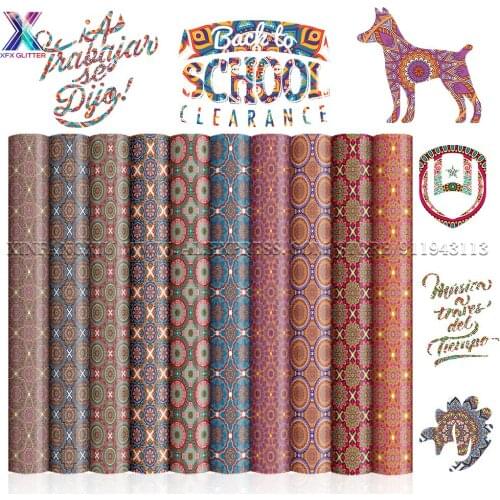 XFX Cricut Infusible Transfer Ink 30 Pcs 12*12 In Kolok Pattern DIY for Cricut Mug Press Maker Mouse Pad Explore Air 2 Wholesale