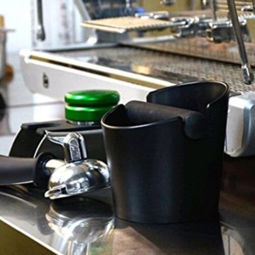 1Pc Espresso Knock Box Shock-Absorbent Durable Barista Style Knock Box with Removable Knock Bar and Non-Slip Base 53mm