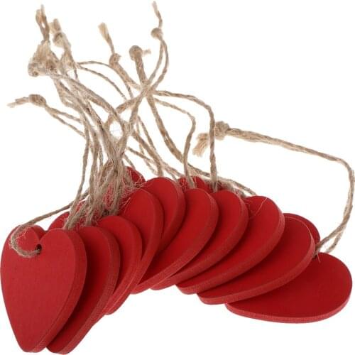 10x Wooden Shaped Hearts Embellishment Craft Craft Blank Ply Wood Craft