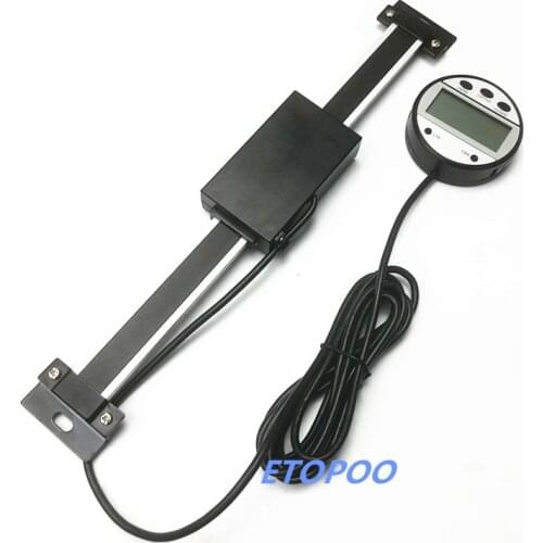 150mm 200mm 300mm 500mm 600mm Digital Scales Remote Digital Table Readout Scale for Bridgeport Mill Lathe Linear Ruler with Base