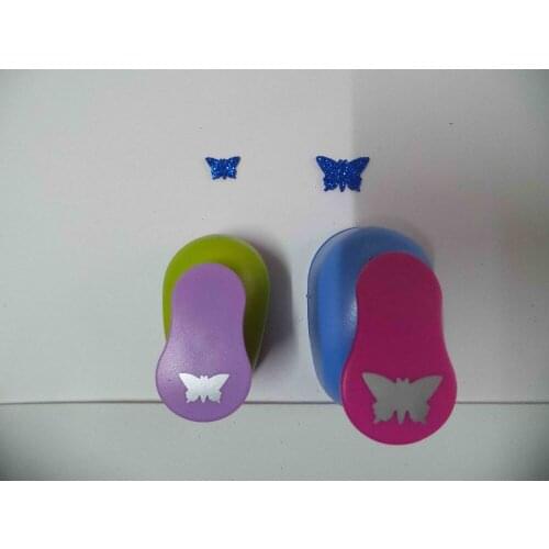 2pcs(2.5cm,1.6cm) butterfly shape craft punch set Punch Craft Scrapbooking school Paper Puncher eva hole punch free shipping