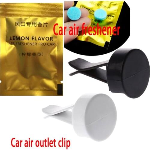 Car Outlet Perfume Air Freshener Air Conditioning Vent Clip Vent Clip Flavor Piece + Car Outlet Perfume Clips