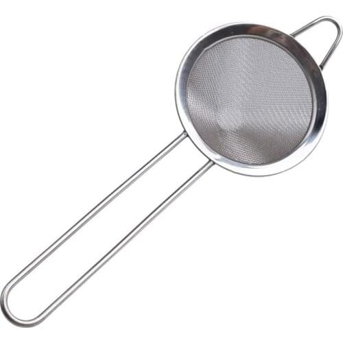 Tea Strainer, 3.3 Inch Fine Mesh Sieve Strainer Stainless Steel Mesh Strainer with Handle for Strain Drain and Rinse
