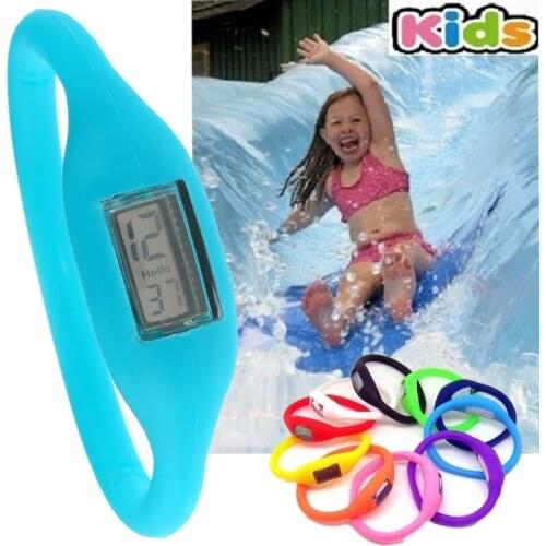 10x Silicone Ion Sport Children Watches KIDS boys girls party Gift Silicon Jelly Rubber Fashion 3ATM waterproof Wholesale LOT
