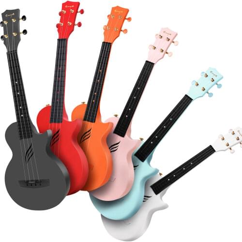 Enya Ukulele Concert Soprano NOVA U Carbon Fiber Ukelele Beginner Kit String Instruments Hawaii Mini Guitar with Case Strap