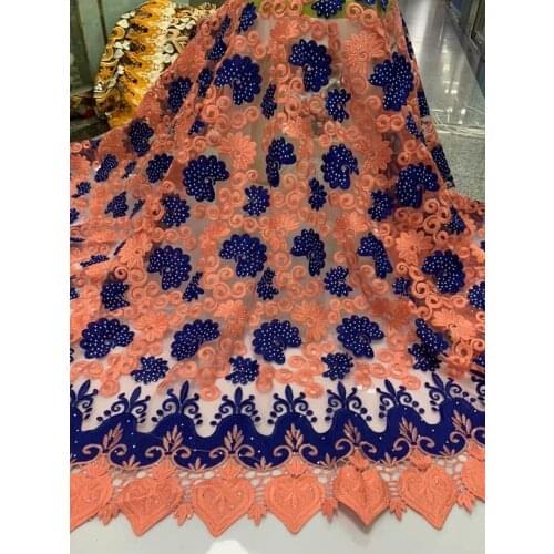 French Tulle Lace Fabric 2021 High Quality Lace African Net Lace Fabric For Wedding Nigerian Lace Fabrics Sewing 5Yards