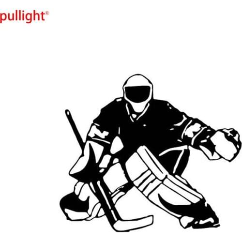 Hockey Player Cartoon Car Stickers Car Decoration Personality Waterproof Vinyl Decals