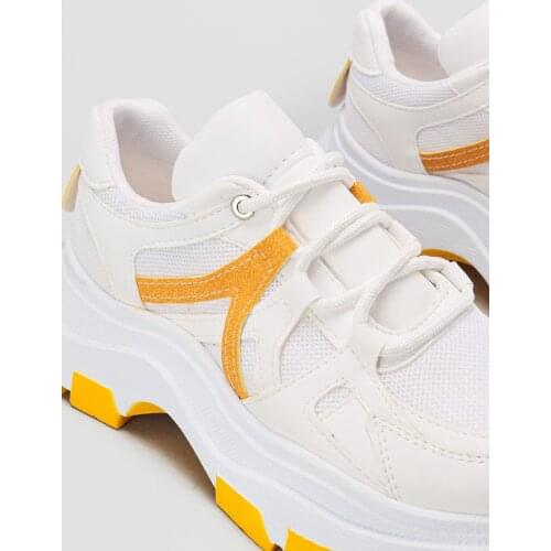 Jilberto Melva White Reflector Detailed Fishnet High Bottom Sneakers Sports Shoes 'Turkish' Quality 2021 Fashion Design Season