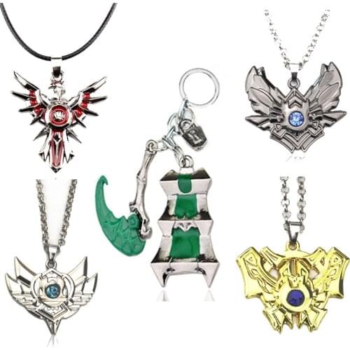 Hot Game LoL Thresh Weapon League of legendes Keychains Trendy accessories women men Key chain chaveiro