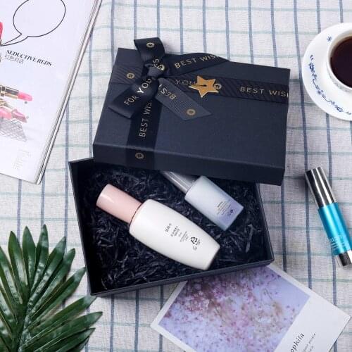 Small Black Gift Boxes with Lid 21x16x8cm- Bridesmaid Proposal Box, Groomsmen Proposal Box Perfect for Bridal, Birthday