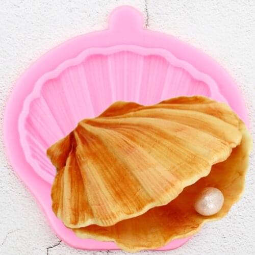 Clam Shell Silicone Molds Cake Border Fondant Cake Decorating Tools Cupcake Topper Cookie Baking Candy Chocolate Gumpaste Mould
