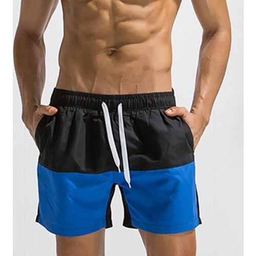 CKAHSBI Men Sports Running Shorts Training Workout Breathable Quick Dry Outdoor Jogging Elastic Shorts With Pocket Gym Short