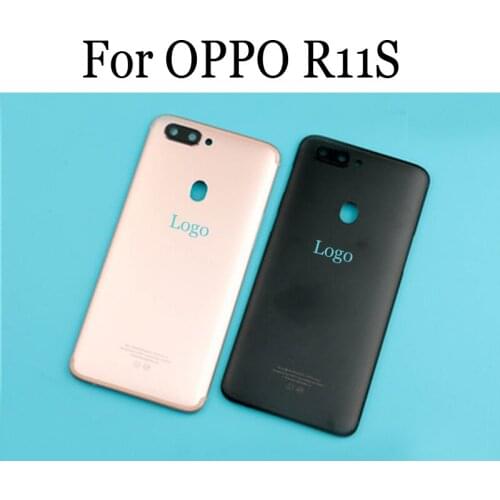 100%New Battery Back Rear Cover Door Housing For OPPO R11S Battery Cover For OPPO R 11S Replacement Without Camera Glass