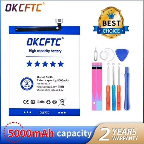 Orginal Xiao mi BN49 5000mAh Battery For Xiaomi Redmi 7A Redmi7A High Quality Phone Replacement Batteries