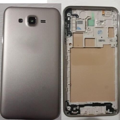For Samsung Galaxy J7 Neo J701 J701F J701M Original Phone Chassis Case Housing Middle Frame With Rear Battery Door Back Cover