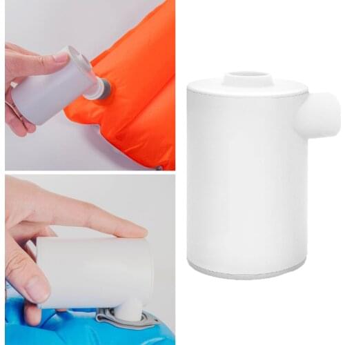 Portable Electric Portable Air Pump Quick-Fill Air Pump Electric Air Pump with 3 Nozzles Quick Inflate Deflate Camping Tools
