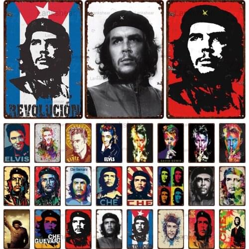 Retro Famous Rock Singer Elvis Portrait Metal Plaque Retro Art Poster Movie Star Tin Signs Club Pub Cafe Shop Home Decor 6Ms-6