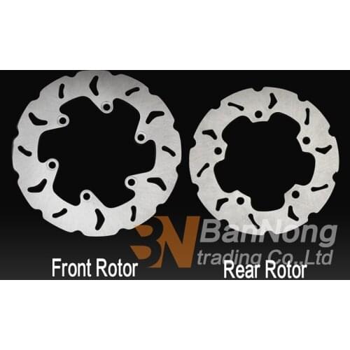 Motorcycle Modified flower Front & Rear Brake Disc Rotor For Suzuki Burgman Skywave AN250 1998-2002 AN 400 1999-2002 AN 250 400