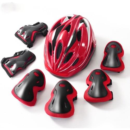 TT Childrens Roller Skating Protective Gear Suit Baby Helmet the Skating Shoes Skateboard Balance Car Riding Full Set Drop