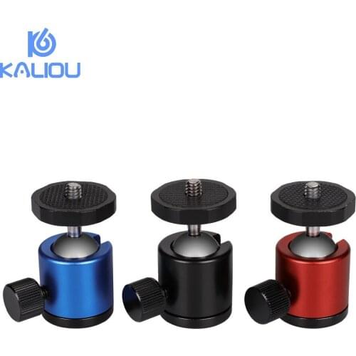 Universal Mini Tripod Ballhead Ball Head with 1/4" 3/8" Adapter For Digital Camera DSLR Q29 II