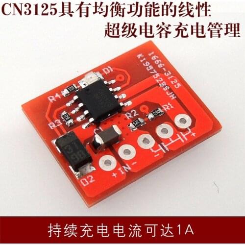 Super capacitor equalization charging management / solar lithium battery charging panel / maximum 900mA current / cn3125