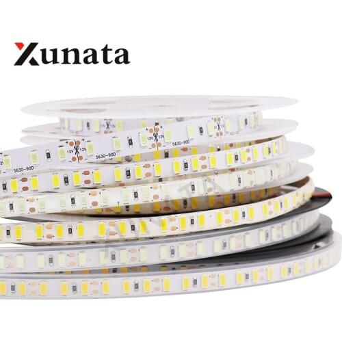 5630 LED Strip 12V Waterproof 120LEDs/m Ribbon Tape LED Light Flexible String Lamp Led Strip Light Super Bright Free Shipping 5m