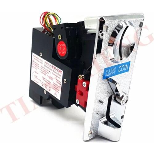 1PC KAI-738C Zinc Alloy Advanced CPU coin acceptor selector Comparable token acceptor for arcade game machine/Vending machine