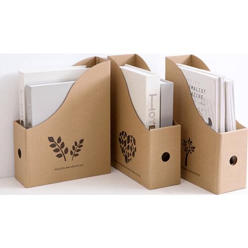 1 PCS File Paper Holder Desktop File Organizer for Books, Documents Storage Box Document Cabinets Desk Folder Office Suppiles